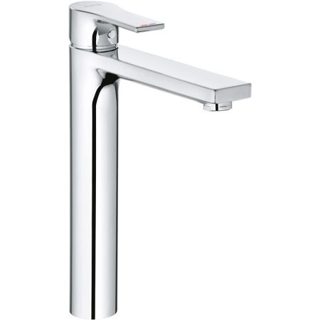 Смеситель для раковины, Kludi, ZENTA SL, тип открывания воды-однорычажный, тип регулирования воды-керамический картридж, монтаж-на раковину/столешницу, отверстия для монтажа-1, высота, мм-300, вынос излива, мм-180, донный клапан-отсутствует, тип подводки-, артикул 482560565