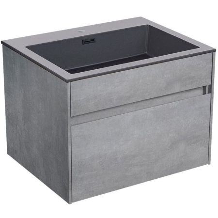 Тумба под раковину Vincea Chiara VMC-1C600CT подвесная Stone, артикул VMC-1C600CT