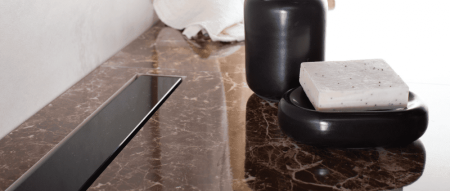 Душевой лоток, Pestan, Confluo Frameless Line Black Glass, ширина, мм-120, длина, мм-300, высота, мм-100, монтаж-в пол, пропускная способность, л/сек-0,8, выход Ø50 мм, поворот базы 360°, система отвода вторичного конденсата, сифон-есть, материал сифона-п