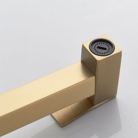 Гигиенический душ со смесителем Shevanik S127G, золотой сатин