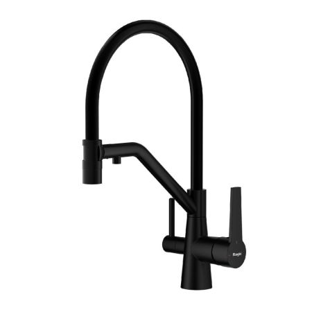 Смеситель для кухни с подключением фильтра Raglo R80.62.06, черный, артикул R80.62.06