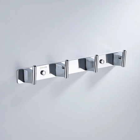 Планка с 4 крючками  Shevanik SG5741, хром, артикул SG5741