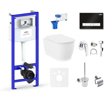 Комплект 10 в 1 Lavinia Boho Bell Pro Rimless 75110487, премиум с пластиковой клавишей, артикул 75110487