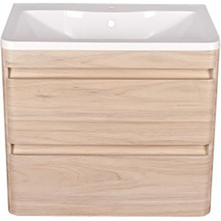 Тумба подвесная "Атлантика 80", Люкс ясень перламутр, PLUS