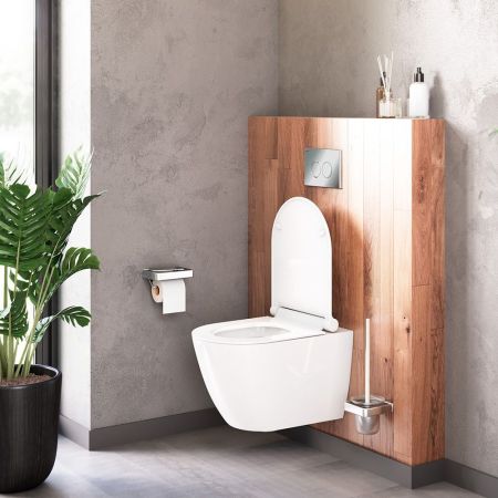 DX22C1700SC Apollo подвесной унитаз без ободка с сиденьем микролифт, артикул DX22C1700SC