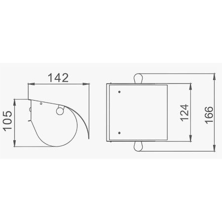 Держатель для туалетной бумаги D-Lin D201501, хром