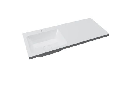 Тумба напольная "Корделия 60", 2 ящ., ст/м., белая, Kamilla 120