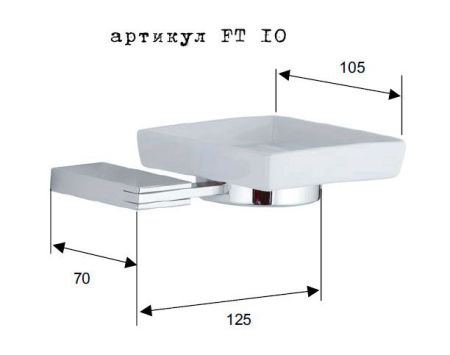 Flat Мыльница RR FT10, артикул FT10CR