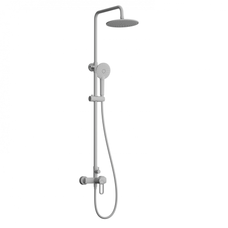 Душевая система WONZON & WOGHAND, Белый матовый (WW-B2166-A-MW), артикул WW-B2166-A-MW