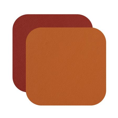 Colombo Adj Квадратный костер, 12x12 см, цвет: коньяк/бордо, артикул BADJ008-0930