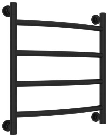 Полотенцесушитель водяной "ГАЛАНТ+" 500х500 (Матовый Чёрный)