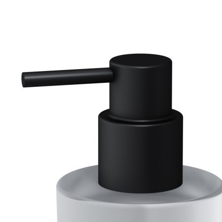 A85A36922 X-Joy, Стеклянный диспенсер для жидкого мыла с настенным держателем, черный, артикул A85A36922