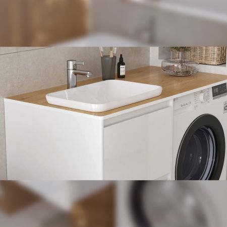 Тумба под раковину подвесная Velvex Klaufs tp.KLA.56.2Y, 55 см, артикул tp.KLA.56.2Y