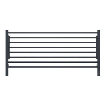 Полотенцесушитель электрический с полкой Terminus Горизонт П8 120х60 КС, черный муар