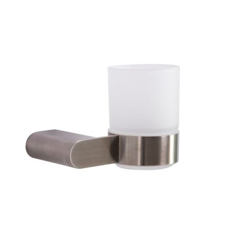 STYLUS-TUMS-01 Стакан подвесной, стекло, исполнение хром, артикул STYLUS-TUMS-01