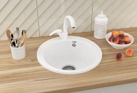 Кухонная мойка Ulgran U-405-341, ультра-белый, артикул U-405-341