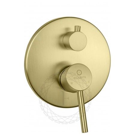 Душевая система встраиваемая FILARETE Roun FL1024MG, матовое золото