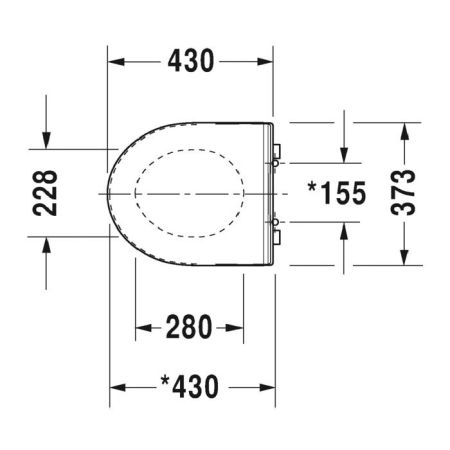 Сиденье для унитаза, Duravit, Duravit No.1, с крышкой, тип шарниров-без SoftClose, материал шарниров-нержавеющая сталь, цвет шарниров-нержавеющая сталь, цвет-белый, артикул 0020710000