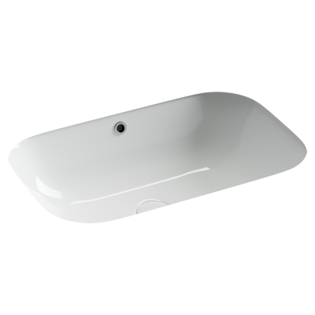 Раковина встраиваемая снизу Ceramicanova Эра (Era), c отверстием слива - перелива, 610x405x190мм, белый, арт.CN15007, артикул CN15007