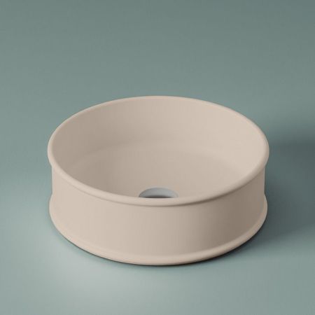 Artceram ATELIER Раковина накладная, d44см, без отв под смеситель, без перелива, цвет: matera