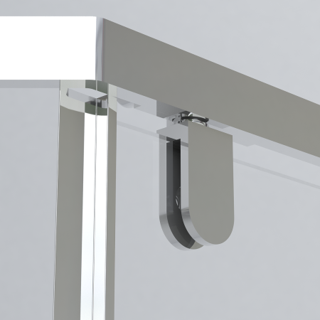 Душевые уголки Vincea Душевой уголок Stresa VSP-1S100CLGM, 1000*1000, вороненая сталь, стекло прозрачное ,