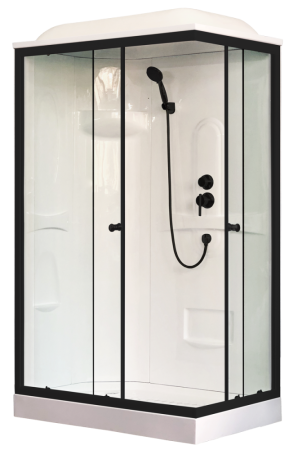 Душевая кабина Royal Bath RB 8120HP1-T-BL (прозрачное) левая, артикул RB8120HP1-T-BL-L