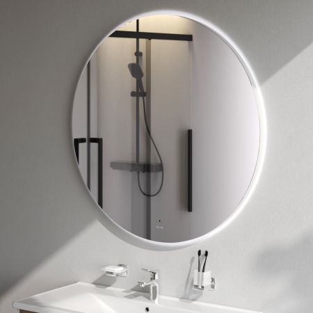 M85MOX41101S X-Joy Зеркало круг с интерьерной Led подсветкой, ИК-сенсорром, 110 см, артикул M85MOX41101S