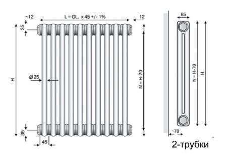 Стальной радиатор Arbonia 2180 18 секций х18