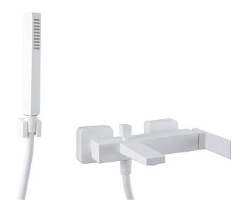 Смеситель для ванны Webert Pegaso PE850101740, белый