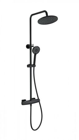 Душевая система с термостатом WONZON & WOGHAND NEO, Черный матовый (WW-B3035-A-MB), артикул WW-B3035-A-MB