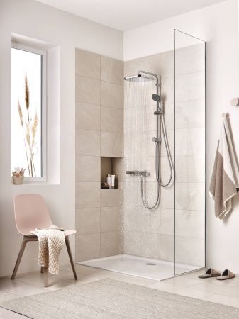 Верхний душ GROHE Vitalio Comfort 250 CUBE, хром (26695000) Верхний душ GROHE Vitalio Comfort 250 CUBE, хром (26695000)