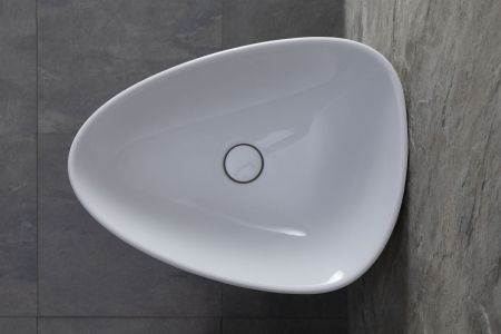 Раковина напольная Allen Brau Infinity 4.21016.20 белый глянец, артикул 4.21016.20