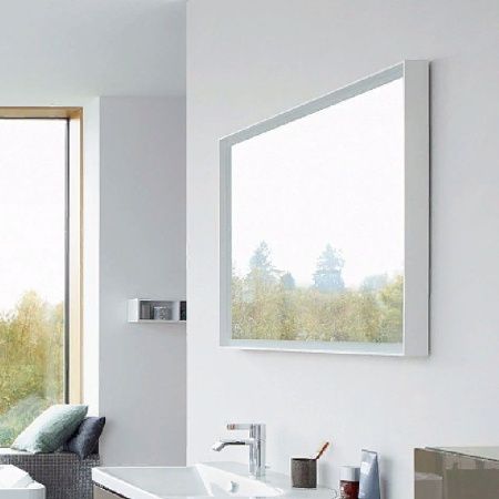 Зеркало Duravit L-Cube 80 с подсветкой Белое