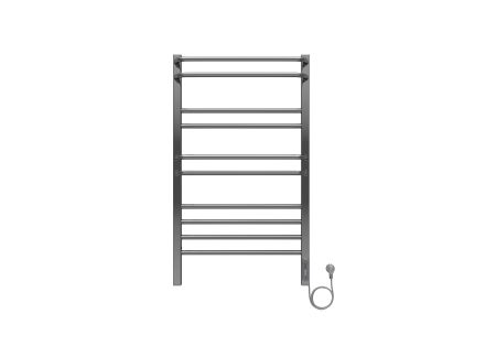 Полотенцесушитель электрический Aquatek (Акватек) Бетта П10 500х900 мм, подключение скрытое к сети электропитания / электропровод с вилкой, с терморегулятором и таймером quick touch, нержавеющая сталь AISI 201, гарантия 5 лет, артикул AQ EL KRC1090CH