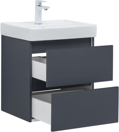 Тумба под раковину Aquanet Вега 2.0 50 маренго, артикул 00337946