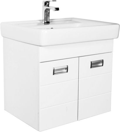 Тумба с раковиной Orange Таис 60 подвесная Белая, артикул TP2-TUW+RA