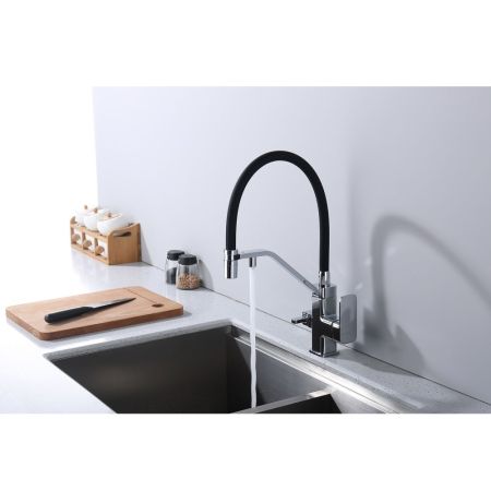 Смеситель для кухни с подключением фильтра Raglo R85.62, хром