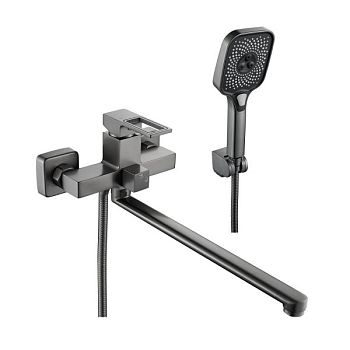 Смеситель для ванны Raffine F2296T, оружейная сталь