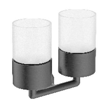 Стакан для ванной комнаты двойной Raglo R320.08.09, графит