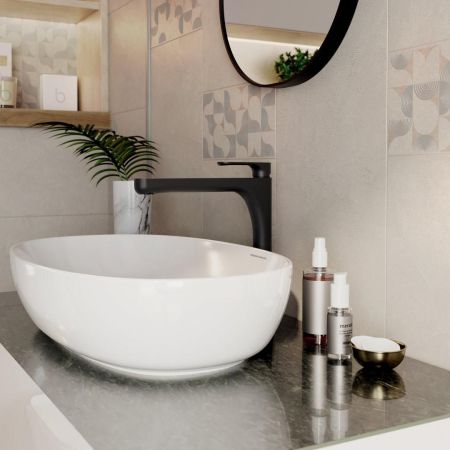 Раковина PLAZA накладная 60, белая глянцевая, артикул PLR.wb.60