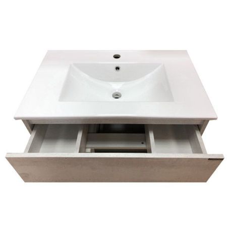 Тумба с раковиной Comforty Турин 75 4144200 Дуб бежевый, артикул 4144200