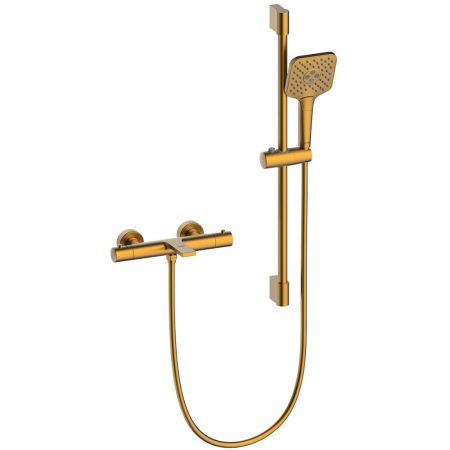 Смеситель Lemark Valday для ванны, термостатический (LMF-8142B-BRG), артикул LMF-8142B-BRG