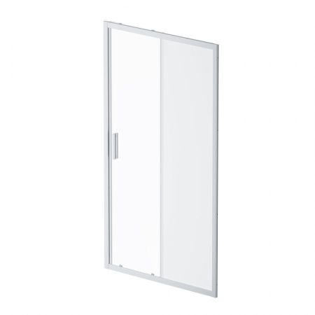 W90G-110-1-195MM Gem Solo Дверь душевая 110х195, стекло матовое, профиль матовый хром, артикул W90G-110-1-195MM