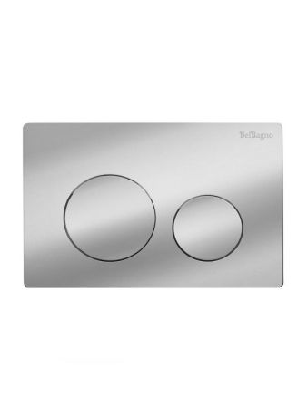 Кнопка смыва BELBAGNO BB-03C-GM, оружейная сталь, артикул BB-03C-GM