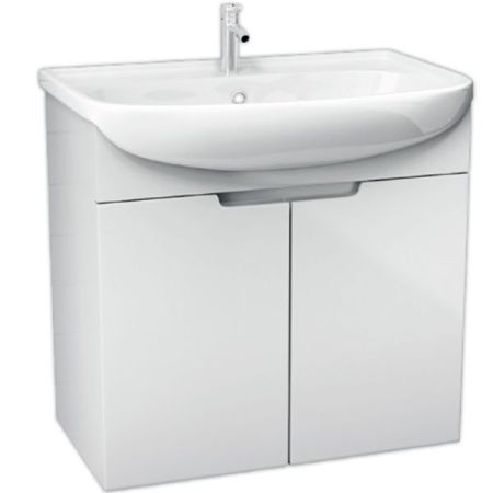 Тумба David 65 D, белый лак, 2 дв., артикул 99.0701