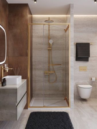 LUX-B-FS-1-100-C-GM Душевая дверь, артикул LUX-B-FS-1-100-C-GM