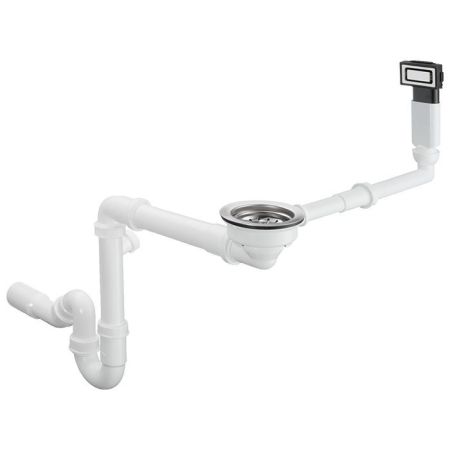 HG D14-10 Слив-перелив с руч. упр., нерж сталь, артикул 43921800