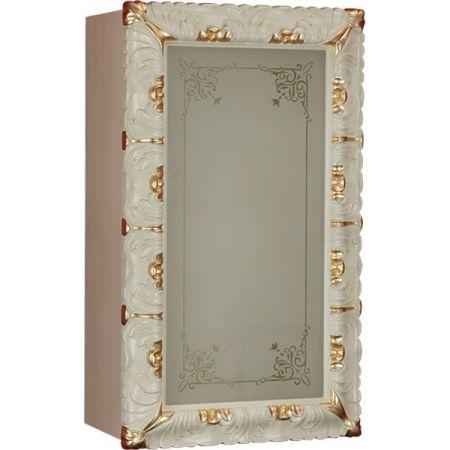 Подвесной шкаф Migliore Bella 59 R Слоновая кость с золотом, артикул ML.BLL-VS460DX.AV.DO