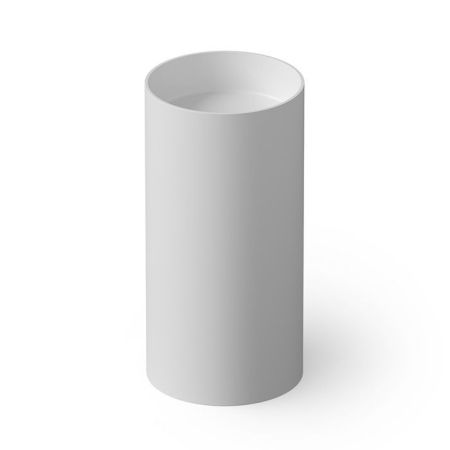 Раковина, DEA Design, Pedestal Basin, ширина, мм-450, глубина, мм-450, высота, мм-900, тип установки-напольный, отверстия для смесителя-отсутствуют, без перелива, материал-Solid surface, цвет-белый матовый