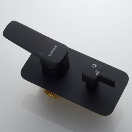 Душевая система встраиваемая Shevanik S9935H, черный